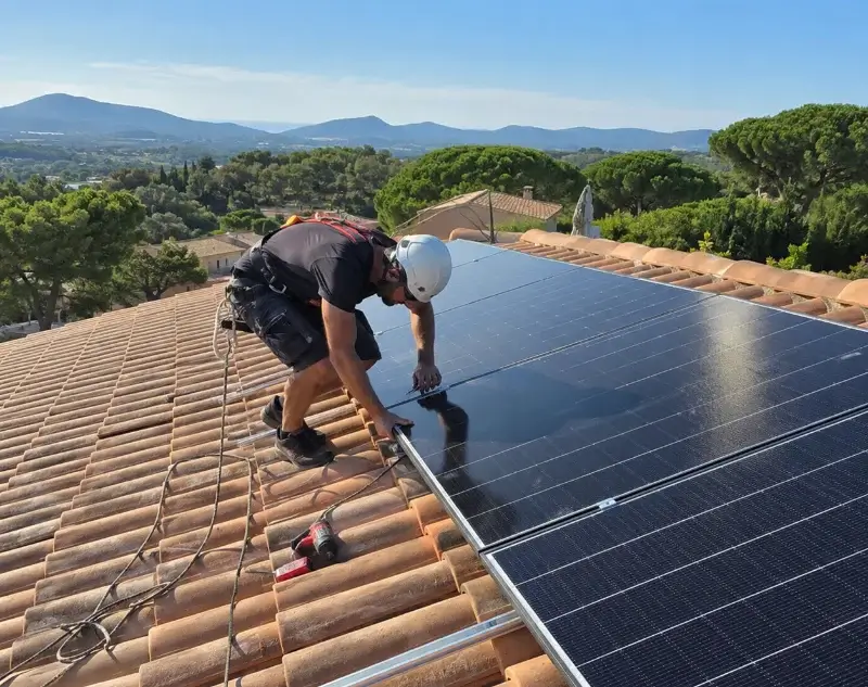 Installateur panneaux solaires Le Poët-Sigillat — pose photovoltaïque sur toiture
